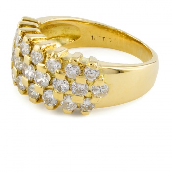 18ct gold Diamond 1ct Ring size I